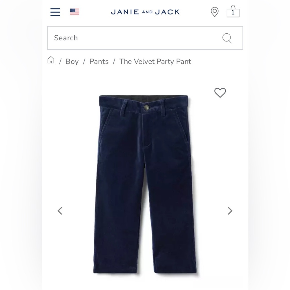 Brand new The Velvet Party Pant
